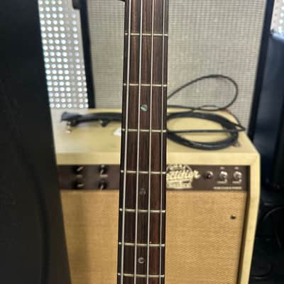 Fender American Deluxe Zone Bass 2001 - 2006 - Amber image 9