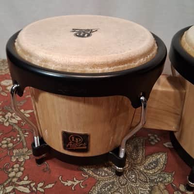Latin Percussion LPA601-AW Aspire Series Wood Bongo Set 2010s - Natural with Black Hardware image 6