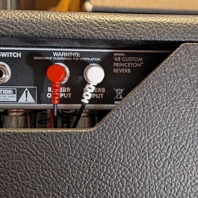 Fender '68 Custom Princeton Reverb-Amp 12-Watt 1x10" Guitar Combo 2013 - Present - Black image 7