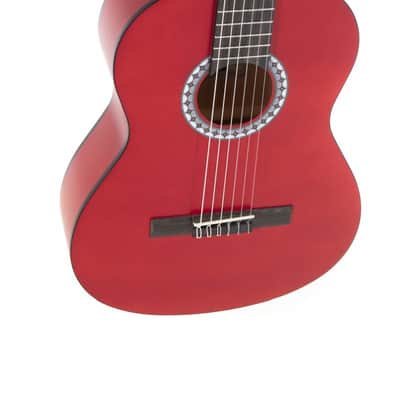 GEWA Basic Classical Guitar 3/4 – Transparent Red – PS510‑143 image 3