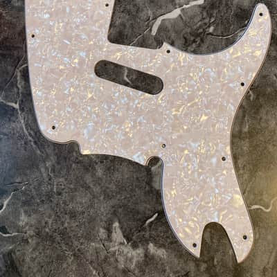 White Pearloid 4 Ply Pickguard for Squier '51 Vintage Modified 2013-2017 Made In USA by WD image 1