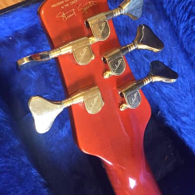 Early version Spector Euro 5 LX bass guitar flamed maple 5 string made in Czech Republic Make Offer! image 6