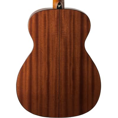 Washburn AF5K Apprentice Series Folk Body Acoustic Guitar with Hardshell Case, Natural image 4