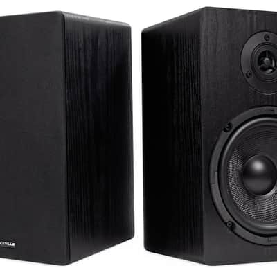 Rockville BluTube Bluetooth Tube Amplifier+6.5" Black Bookshelf Speakers+8" Sub image 14