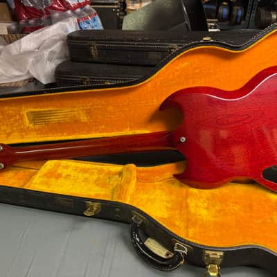 GIBSON LES PAUL/SG 1961 - Cherry #15275 image 2