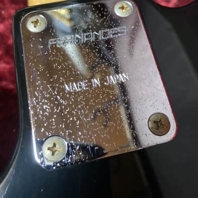 Fernandes LEB-1 Black Precision Bass PB-62 body Made In Japan Rare Used image 4