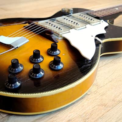 1960s Truetone Swingmaster by Kay K673 Vintage Electric Guitar Barney Kessel image 9