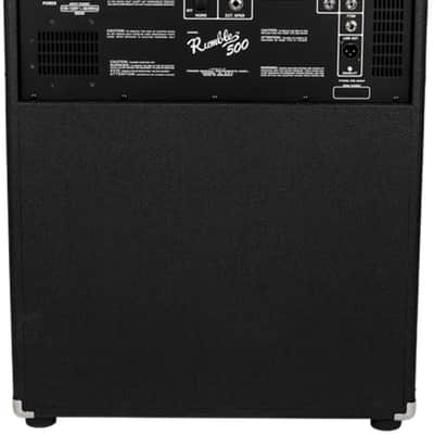 Fender Rumble 500 (V3), 120V, Black/Silver Bass Amplifier image 2