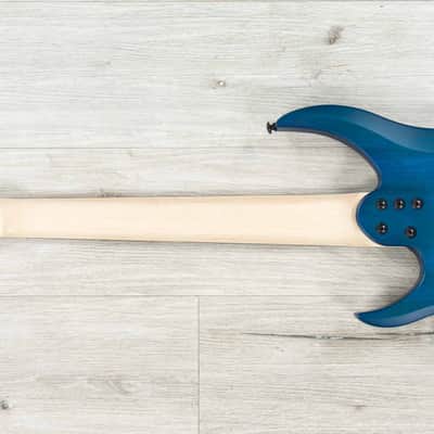 Legator G7FSS Ghost 7 Super Shred Multi-Scale 7-String Headless Guitar, Hyper Nova Blue image 5