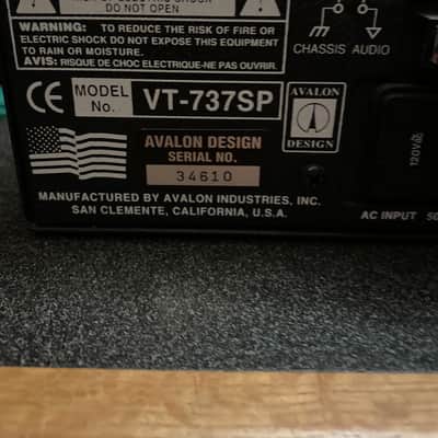 Avalon VT-737sp Tube Channel Strip 2004 - Silver image 11