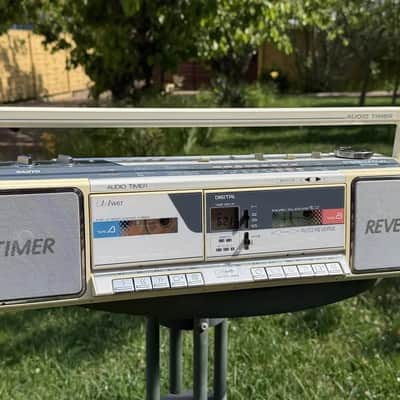 Sanyo U4w61 Rare Vintage MINT Boombox Getto blaster Warranty Tested Japan image 2