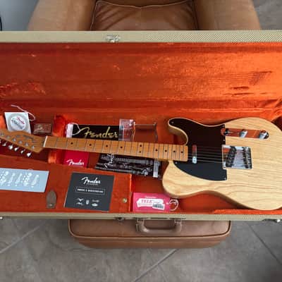 2000 Fender USA Telecaster ‘52 Reissue - Natural - Excellent Condition - Upgraded Saddles image 1