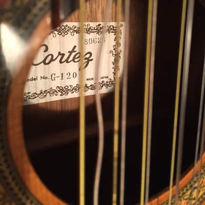 Cortez G -120 Classical Guitar 70s Vintage Japan Rare image 3