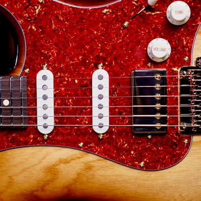 Suhr Classic S Custom Natural Burst Rosewood Neck & Gold Package 85898 image 3