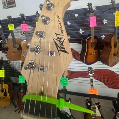 Peavey Rock master 3/4 Electric Guitar. Silver. image 2