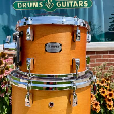 Yamaha Absolute Hybrid Maple Bop Kit Vintage Natural 18/12/14 *Mint!* image 17