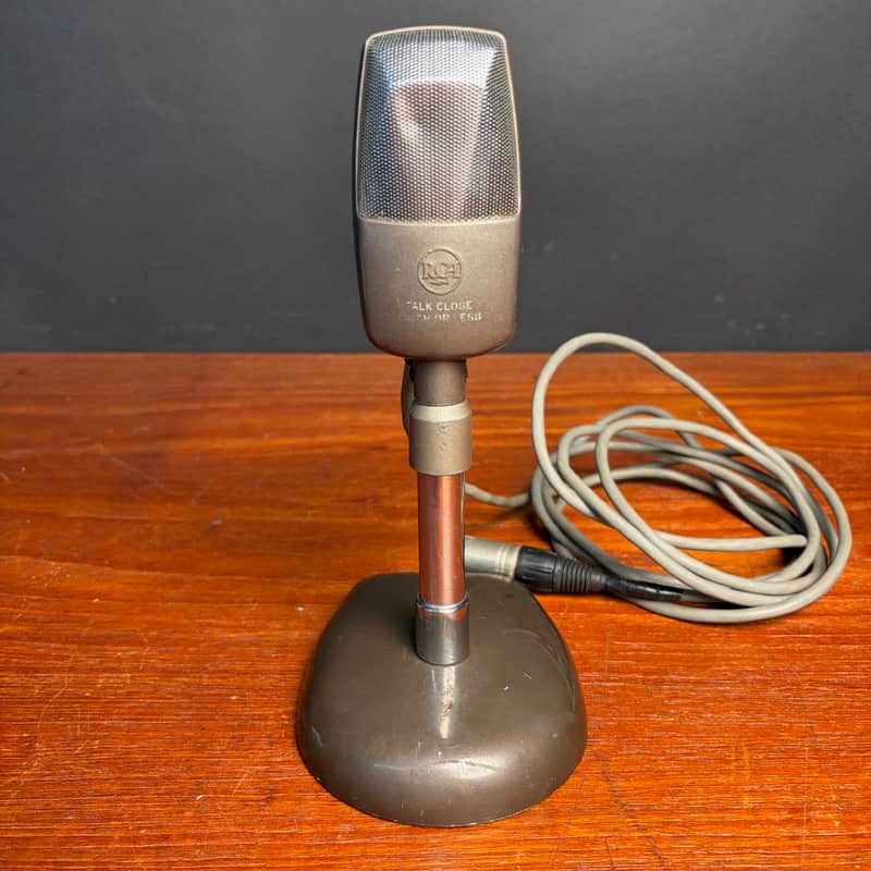 RCA SK-46 Ribbon microphone and KS-5a stand 1960’s - Taupe image 1