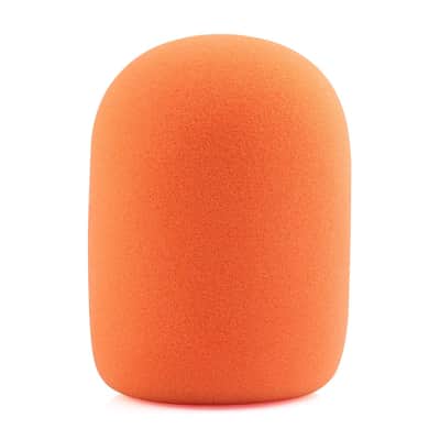 Re20 Windscreen For Electro-Voice Re20 / Re27/ Re320 Microphone Pop Filter, Orange Ws-Pl2 Windscreen Replacment For Ev Re-20 / Re-27 / Re-320 Mic Foam Cover Asseccories
