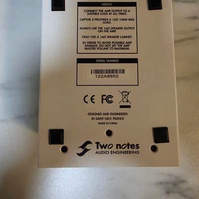 Two Notes Torpedo Captor X 16ohm Stereo Reactive Load Box DI and Attenuator image 7