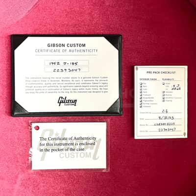 Gibson J-185 1952 VOS Custom Historic Vintage Sunburst 2023 image 9