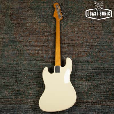 2010 Fender '62 Reissue Jazz Bass JB62 Made in Japan - Vintage White image 4