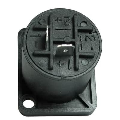 2P Conductor Surface Mount Speakon Compatible Speaker Cabinet Amp Amplifier Jack image 2