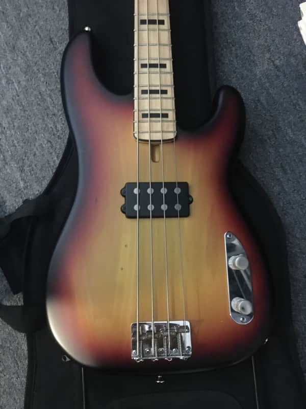 Warmoth Tele Bass Body Sunburst Precision image 1