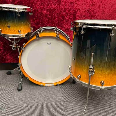 Pearl Masterworks Heritage Artisan Custom 4pc 22/13/16 Kit + 14 snare 2026 - Dusk Sunset Fade Gloss image 11