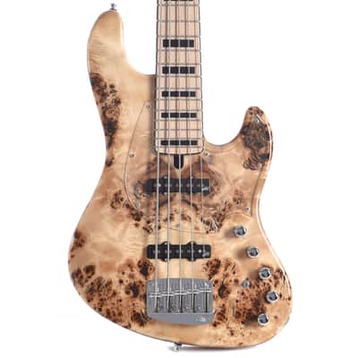Mayones Jabba Custom 5 Eye Poplar Natural Gloss w/Aguilar 5J-70 & M-BP3 Preamp (Serial #JAB1811306) image 1