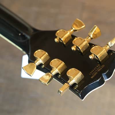 1976 Gibson Les Paul Custom 3-Pickup Black Beauty Electric Guitar Black Ebony + HSC image 20
