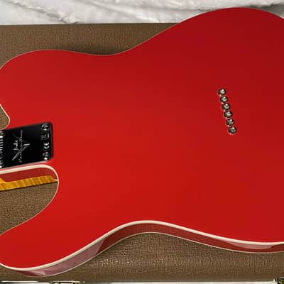 NEW! Fender Custom Shop Flamethrower Telecaster Custom - NOS - Modern Specs - Texas Special Pick-Ups - AAAA Flamed Neck - Fiesta Red - Authorized Dealer - 7.7lbs - G07041 image 10