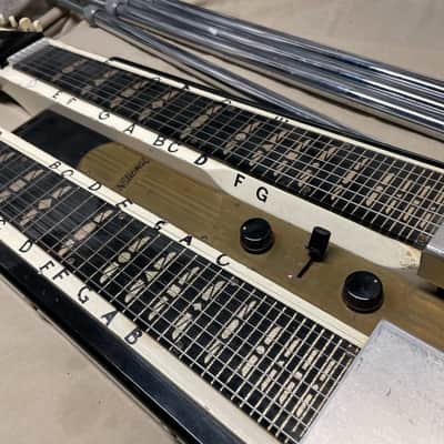 National Dual 8-String Double Neck Electric Steel Guitar with Legs - Local Pickup Only image 7