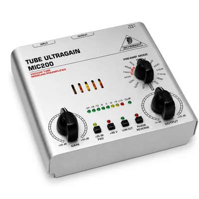 Behringer MIC200 Tube Ultragain Vacuum Tube Preamp Non Functioning (Discontinued) – For Parts / Repair image 1