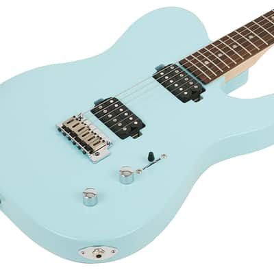 Corona Modern Standard T Daphne Blue Alder Locking Tuner HH Telecaster Tele image 3