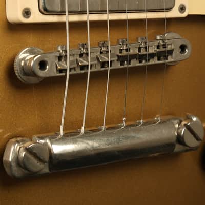 original 1957 Gibson Les Paul RARE Goldtop with a MAHOGANY TOP!!! image 4