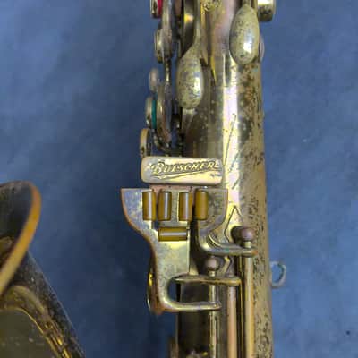 1940s Buescher Aristocrat True Tone Tenor Saxophone image 9