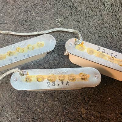 Set of Maxon pickups from a Greco Early Sixties Strat copy image 2