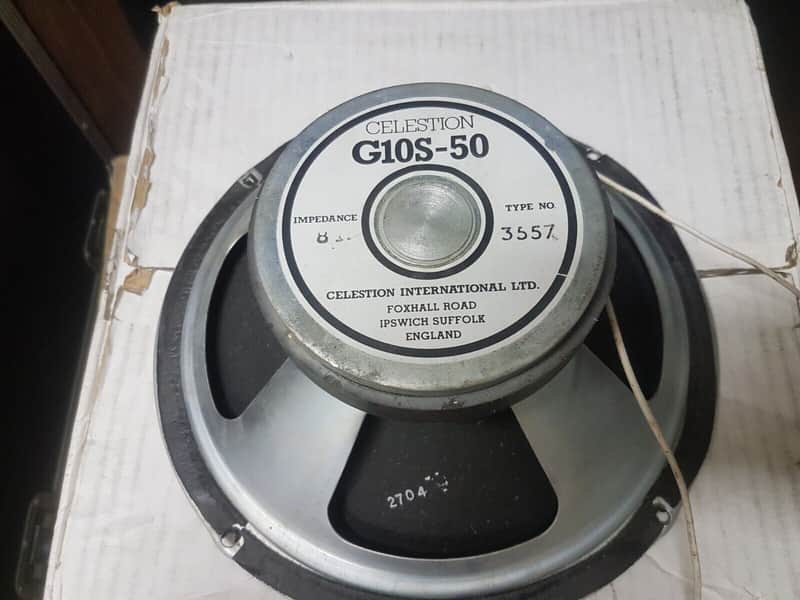 80's CELESTION G 10 S 50 SPEAKERS 10" Made in U.K. image 1