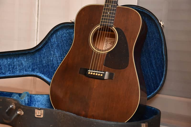 Aria LW15MS – 1980s Japan Vintage Dreadnought Western guitar + Case! image 1