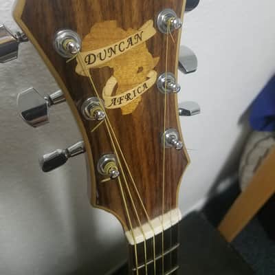 Duncan Africa Suubi Series D-SR Rosewood Acoustic Electric Guitar Rosewood Made in Uganda image 3