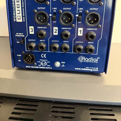 Radial Workhorse Cube 3-Slot Powered 500 Series Frame 2010s - Blue image 3