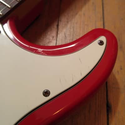 Fullerton Single Humbucker Doublecut Electric Red image 6