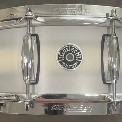 Gretsch Brooklyn 14x5 Snare Drum 10-Lug - Silver Mist Duco image 1