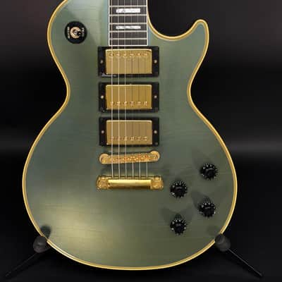 Gibson Custom Les Paul Axcess Custom 3-Pickup Gold Hardware Murphy Lab Ultra Light Aged - Antique Pelham Blue image 2