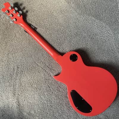 Xavier Matte Pink Single Cut Electric Guitar, Mahogany Body, Maple Neck, Rosewood Fingerboard image 5