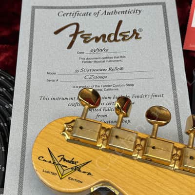 2015 Fender Custom Shop - 55 Stratocaster Relic - Limited Edition - ID 6007 image 24