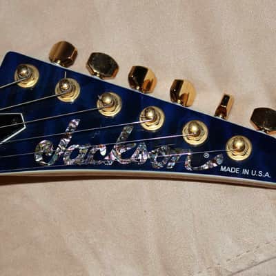 Jackson Soloist Archtop SLAT90 2002 Blue Custom Shop image 7