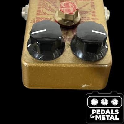 Analogman Sun Face TI-UK Germanium Fuzz with Sun Dial Knob 2008 - 2017 - Gold X16795 image 5