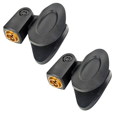 5 Core Microphone Clip Holder 2 Pieces with Screw Adapters 5/8 to 3/8 Inch image 1
