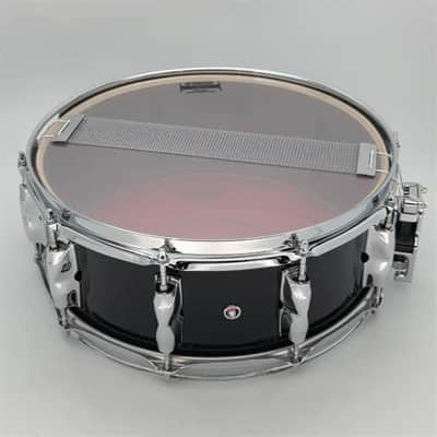 Used Yamaha Recording Custom Snare Drum 14x5.5 Solid Black - Very Good image 4